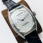 Swiss Replica Franck Muller Curvex diamond Watch Stainless Steel 43mm